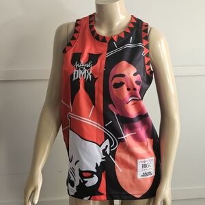 Headgear Classics Aaliyah x DMX Embroidered Tank Top Jersey Size XS